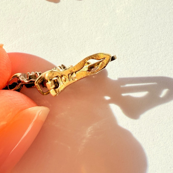 10K Solid Yellow & White Gold 1.00 CTW Diamond 7" S Link Tennis Line Bracelet - Picture 6 of 10